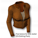 Poser Jacket texture for V3