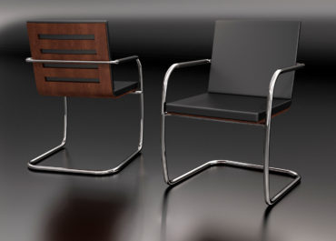 Silla Thonet S60- Ilustración 3D